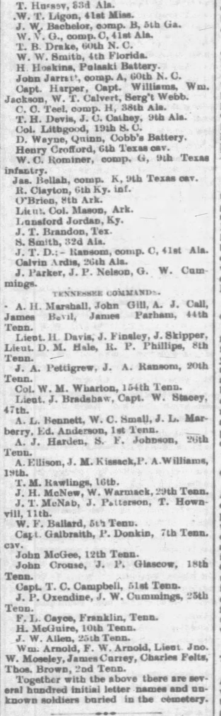 murfreesboro-confederate-cemetery-burials-part-two